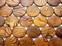 25mm Wood Coin with Fine Marbling